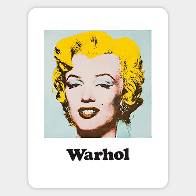 Marilyn Monroe - Warhol Sticker by Gemini Chronicles